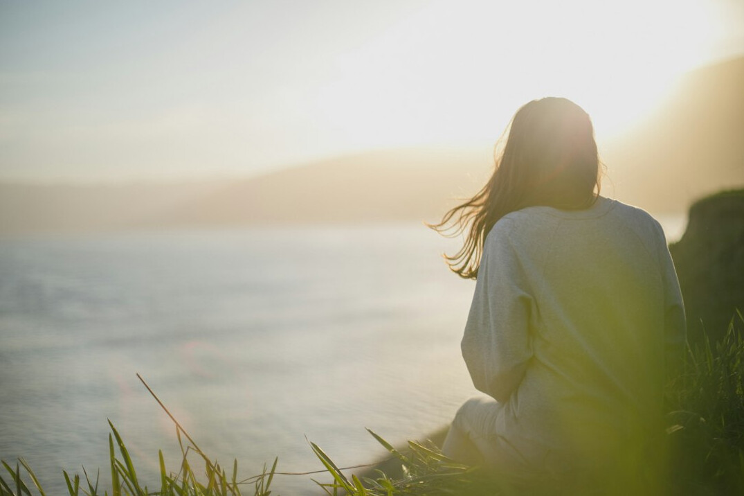 person reflecting on personal growth